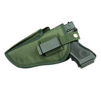 Green tactical outdoor holster made of durable nylon for gear and accessories