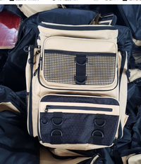 Waterproof fishing gear storage backpack made of durable Oxford cloth in camouflage design