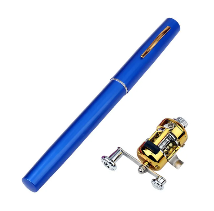 Compact aluminum pocket fishing rod designed for portability and outdoor use