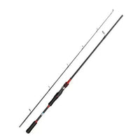 High-quality carbon fiber spinning fishing rod for bass fishing with vibrant colors and lightweight design