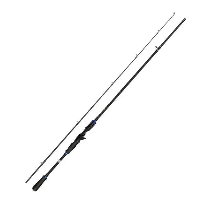 High-quality carbon fiber spinning fishing rod for bass fishing in vibrant colors and lightweight design