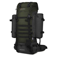 MARDINGTOP 65+10L Tactical Backpack with rain cover and adjustable straps for outdoor adventures