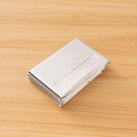 Double-sided silver and gold emergency blanket for outdoor survival and thermal insulation