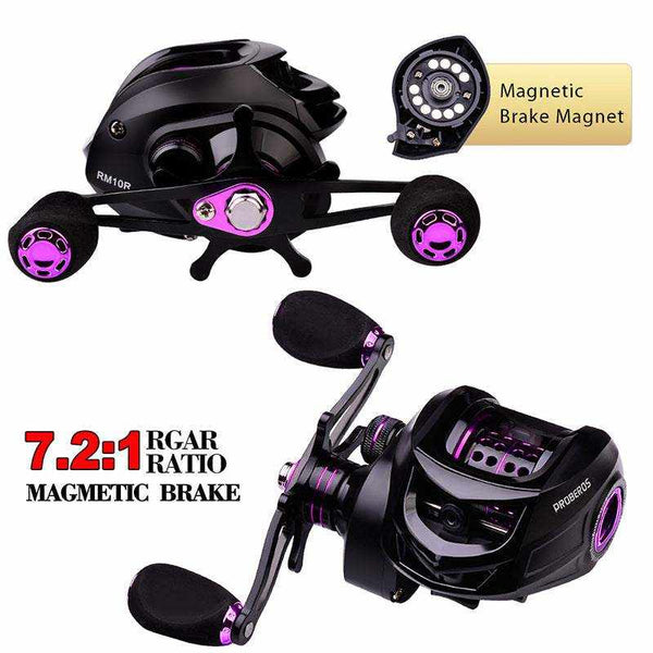 Linhu Lure Fishing Bait Wheel for ice and bridge fishing with CNC wire cup and magnetic brake system